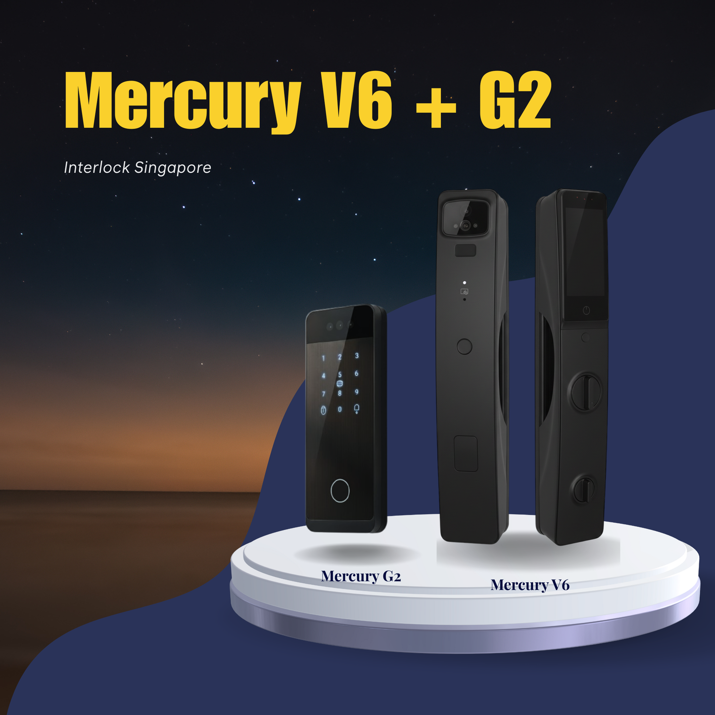 Interlock Mercury V6 + G2 Door & Gate Lock Bundle