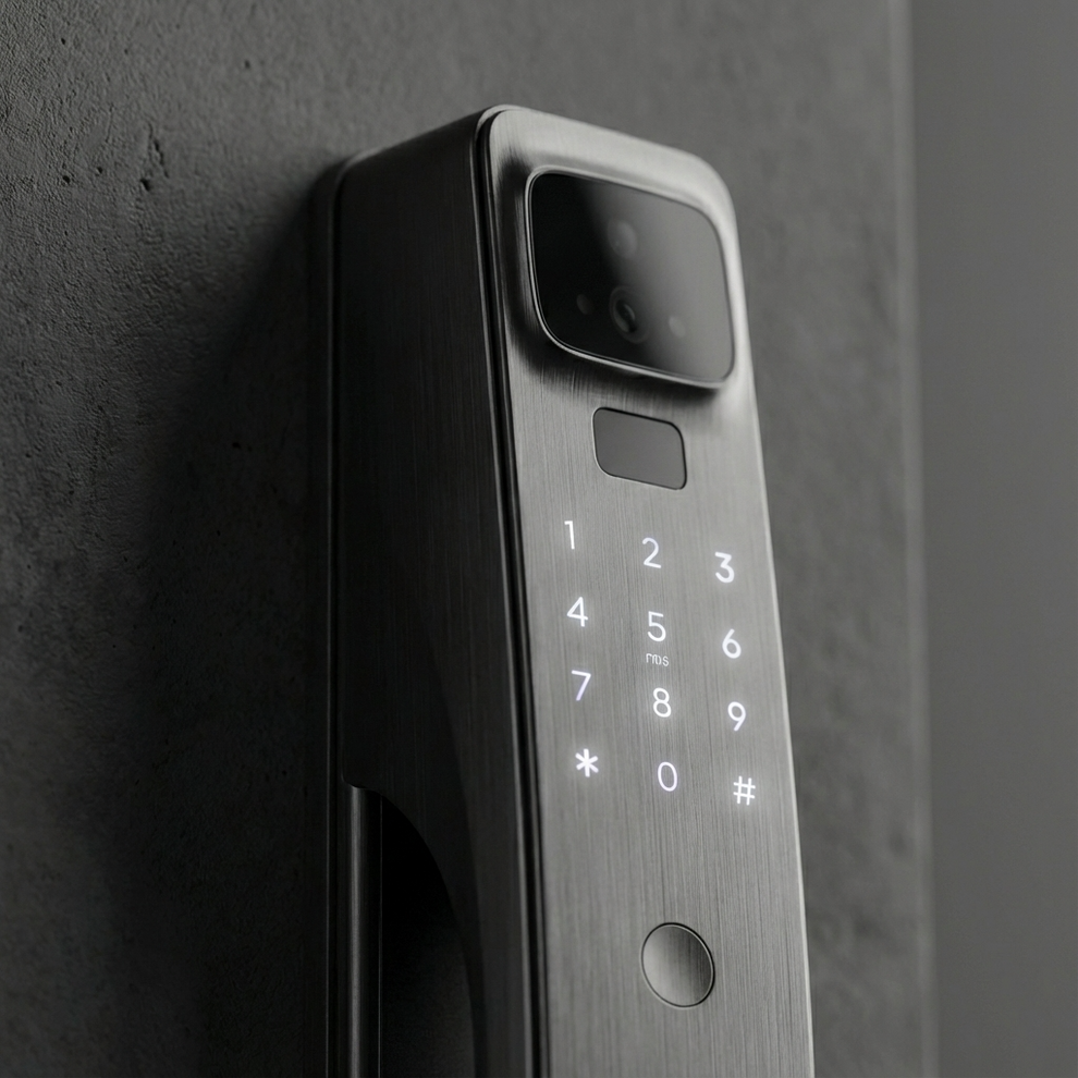Interlock Mercury V6 Dual Battery Smart Lock | 3D Face + Night Vision