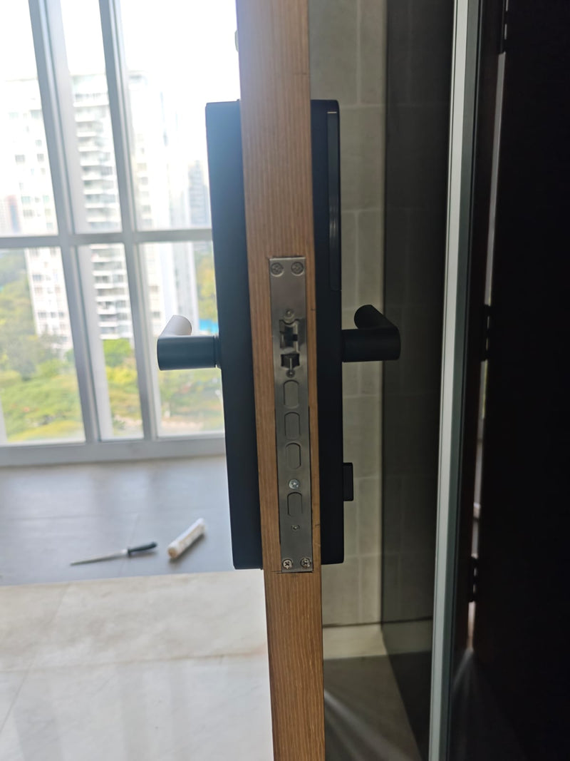 Interlock Mercury X2 Digital Door Lock customer installation photo