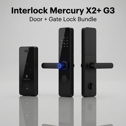 Interlock Mercury X2 + G3 Digital Door & Gate Lock Bundle