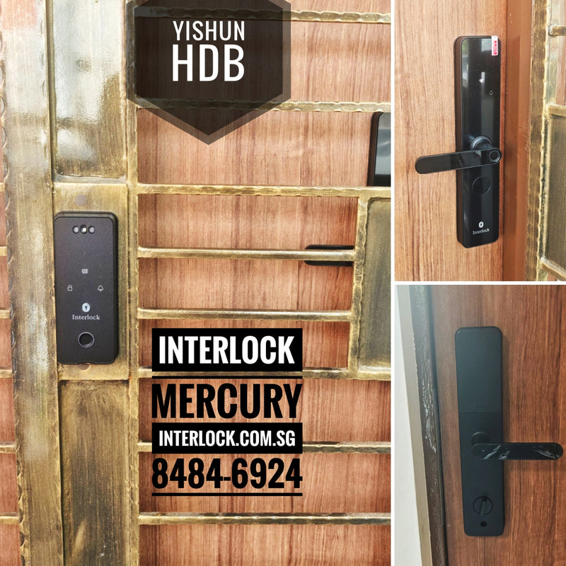 Interlock Mercury 智能大门与铁门锁套装 customer installation photo