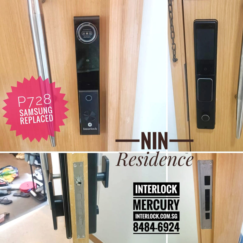 Interlock Mercury X5 数字门锁 customer installation photo