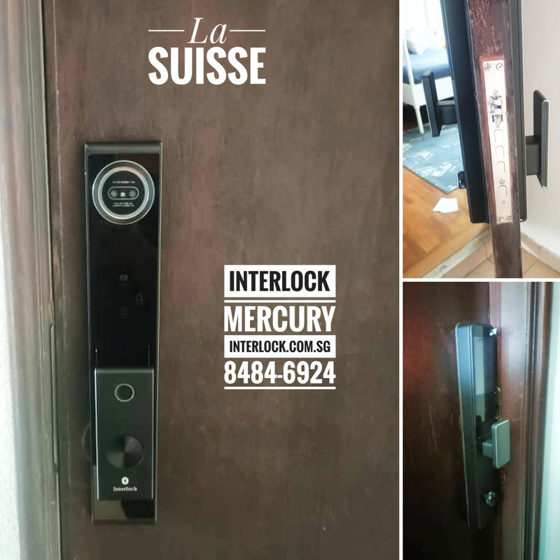 Interlock Mercury X5 掌静脉识别智能门锁 customer installation photo