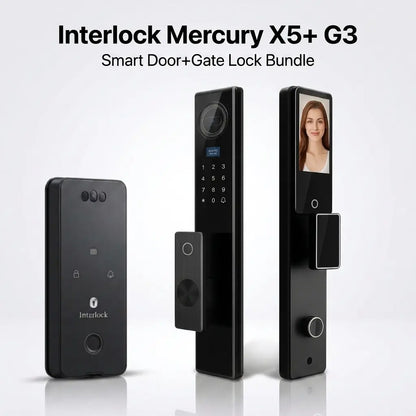 Interlock Mercury x5 + G3 Smart Door and Gate Lock Bundle