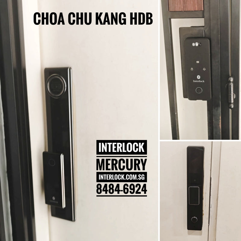 Interlock Mercury 智能大门与铁门锁套装 customer installation photo