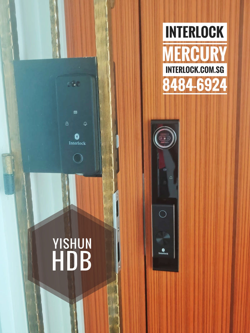 Interlock Mercury 智能大门与铁门锁套装 customer installation photo