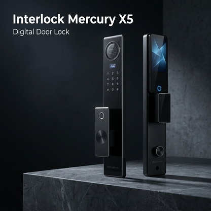 Interlock Mercury X5 Smart Door Lock with Palm Vein Recognition