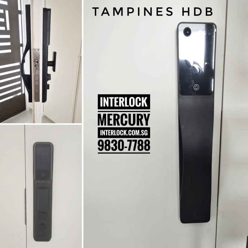 Interlock Mercury X6 Smart Digital Door Lock with Facial Recognition customer installation photo