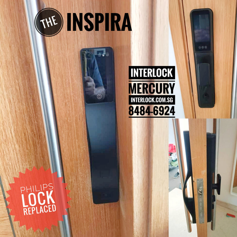 Interlock Mercury X6 Smart Digital Door Lock with Facial Recognition customer installation photo