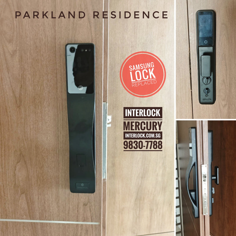 Interlock Mercury X6 Smart Digital Door Lock with Facial Recognition customer installation photo
