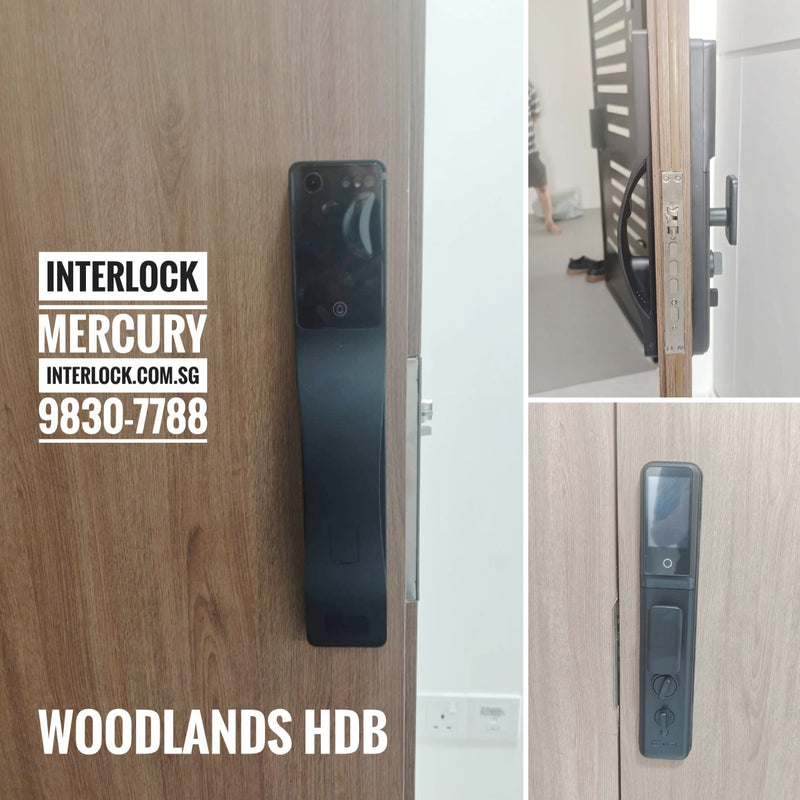 Interlock Mercury X6 Smart Digital Door Lock with Facial Recognition customer installation photo