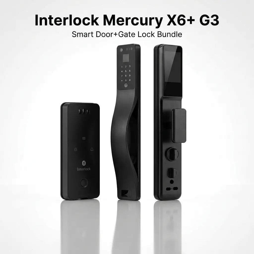 Interlock Mercury X6 + G3 Smart Door and Gate Lock Bundle