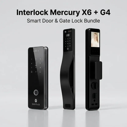 Interlock Mercury X6 + G4 Smart Door and Gate Lock Bundle