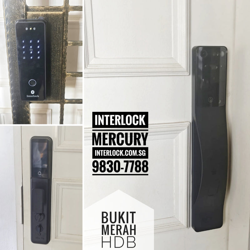 Interlock Mercury 智能大门与铁门锁套装 customer installation photo
