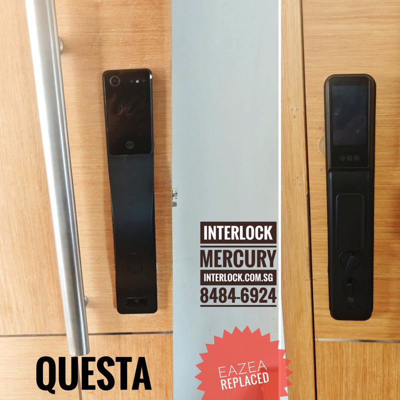 Interlock Mercury X6 Smart Digital Door Lock with Facial Recognition customer installation photo