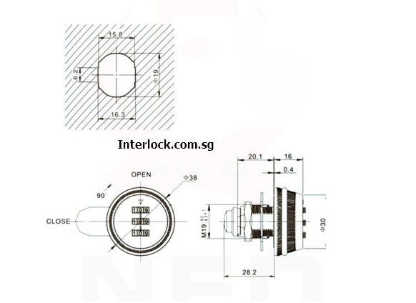 Letterbox Lock – Battery-Free & Keyless | HDB & BTO Mailbox | Interlock