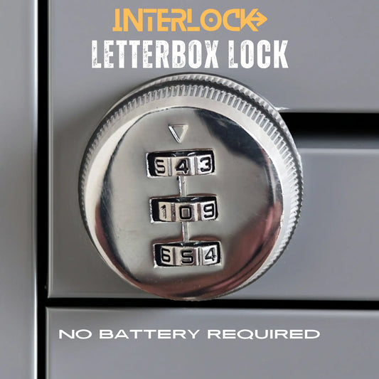 Interlock Letterbox Digital Lock: Numeric Lock | Battery Free