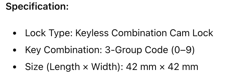 Product specification image