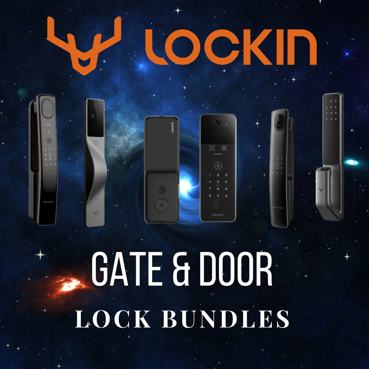 Lock Bundle Lockin Door & Gate Lock Bundle | Synchronised Unlock | Save in Singapore