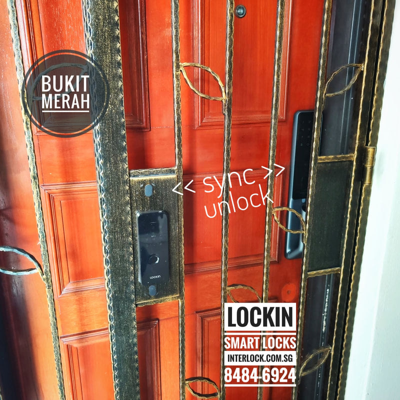 Lockin Digital Lock Door & Gate Bundle customer installation photo