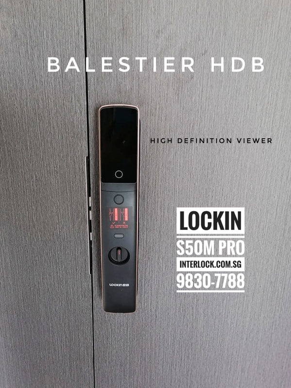 Lockin S50M Pro 数字门锁 customer installation photo