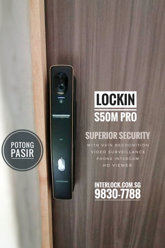 Lockin S50M Pro 数字门锁 customer installation photo