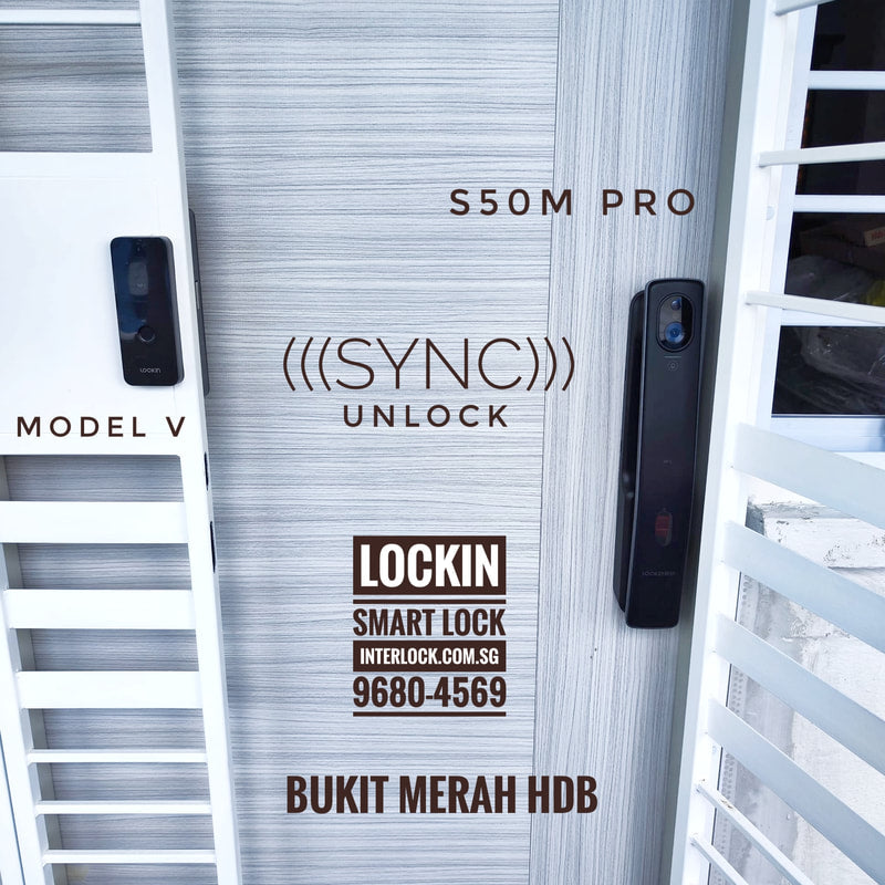 Lockin S50M Pro 数字门锁 customer installation photo