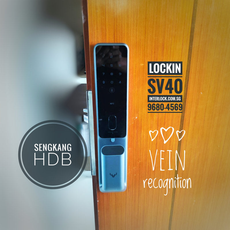 Lockin SV40 Digital Door Lock customer installation photo