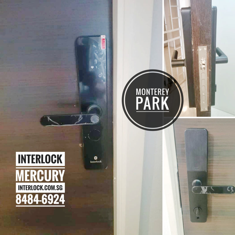 Interlock Mercury V6 数字门锁 customer installation photo