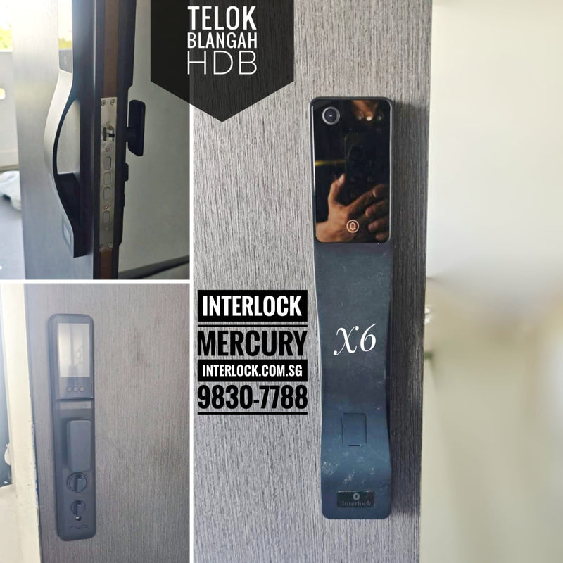 Interlock Mercury X6 数字门锁 customer installation photo