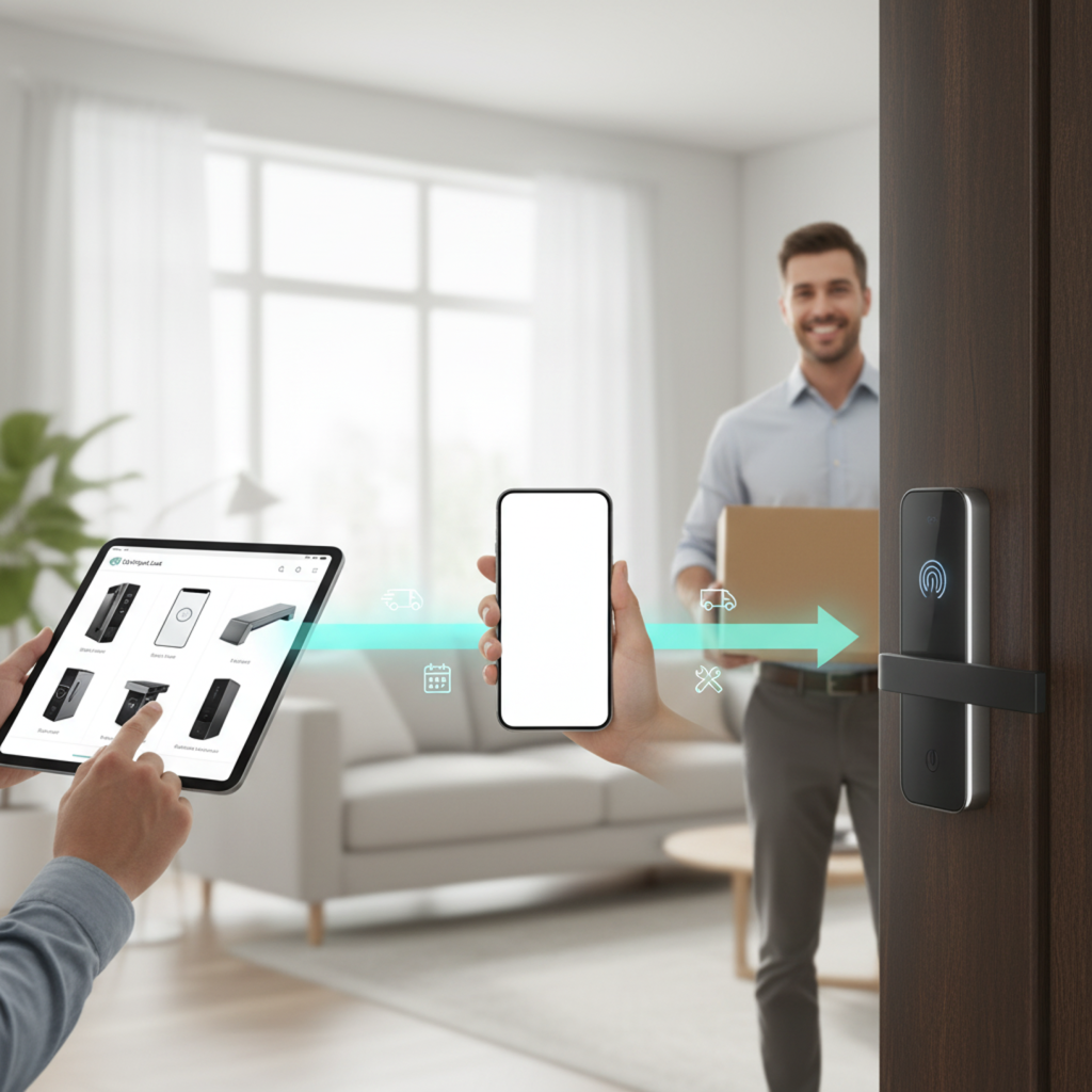 Digital Lock Order Process