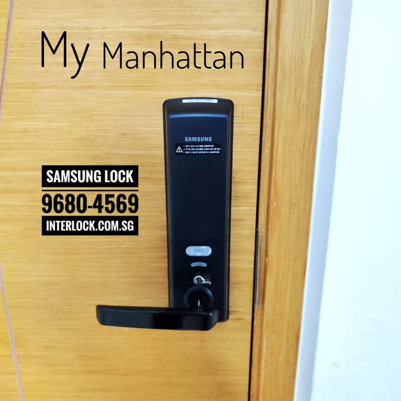 Samsung DH540 Digital Door Lock (Now Zigbang DH540) customer installation photo