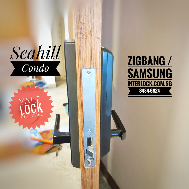 Samsung DH540 Digital Door Lock (Now Zigbang DH540) customer installation photo