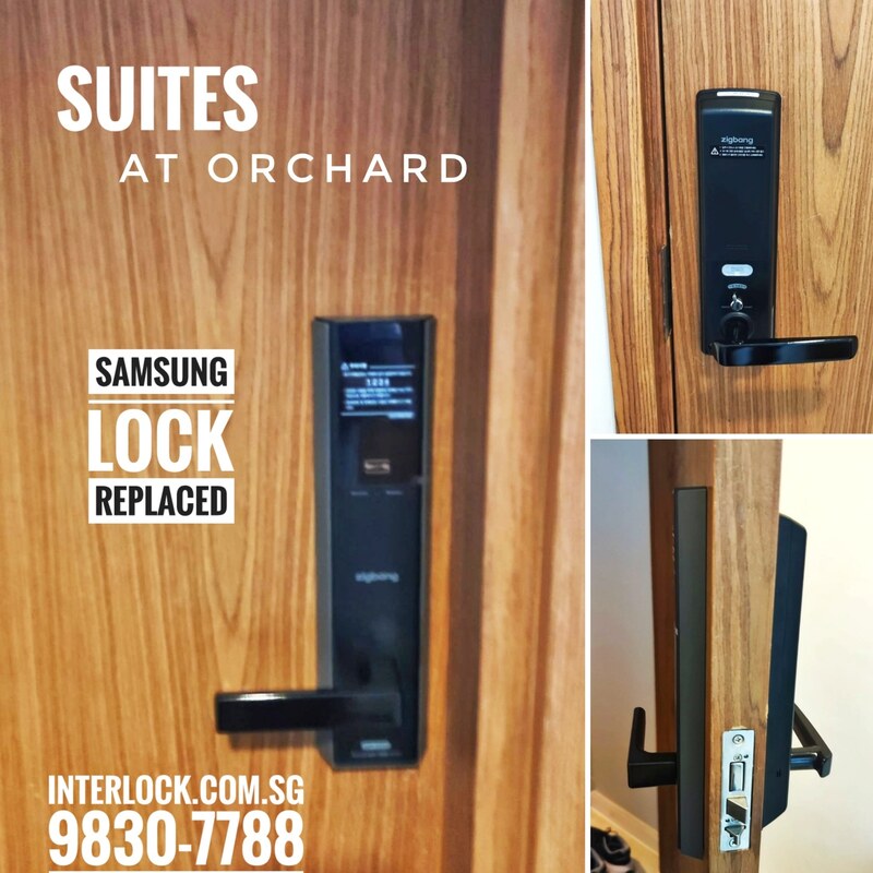 Samsung DH540 Digital Door Lock (Now Zigbang DH540) customer installation photo