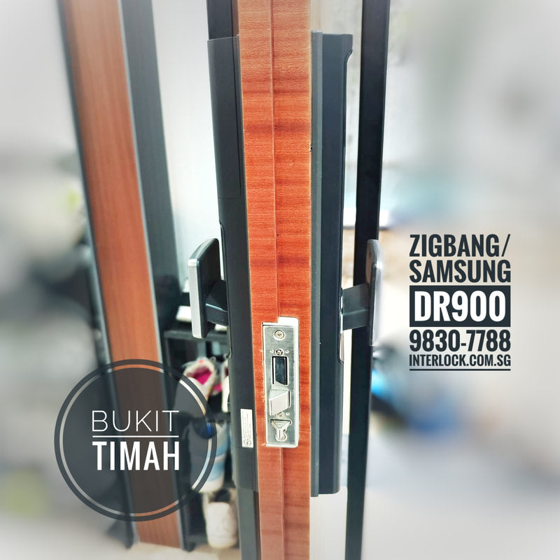 三星 DR900 数码门锁（现更名为 Zigbang DR900） customer installation photo