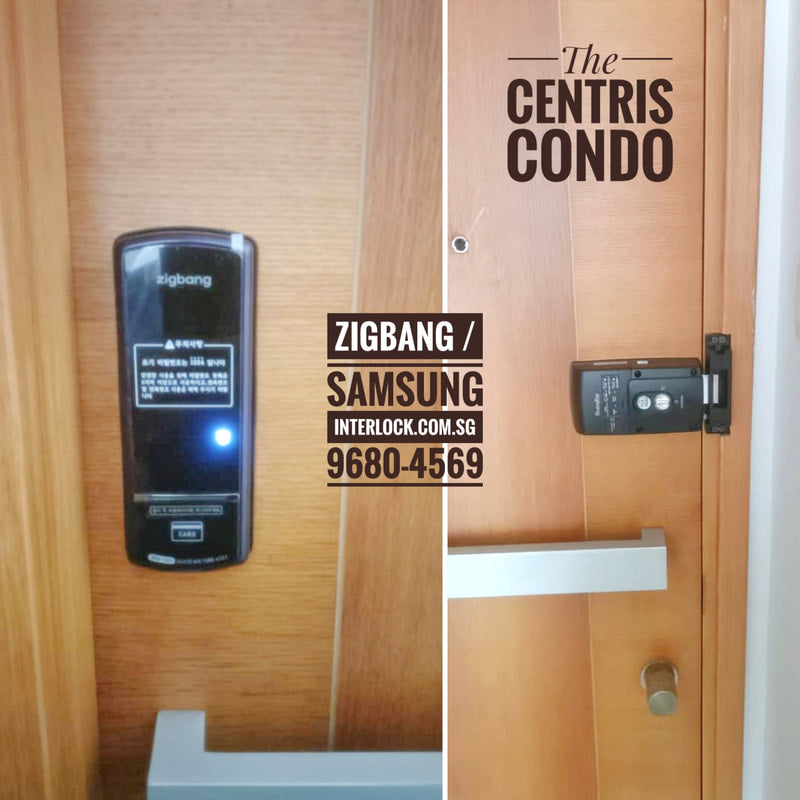 Samsung SHS 1321 Digital Door Lock (Now Zigbang SHS 1321) customer installation photo