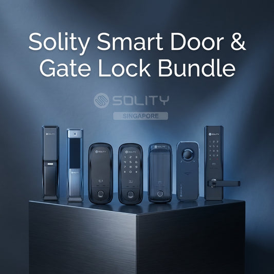 Solity Smart digital lock Door and gate bundles for Singapore