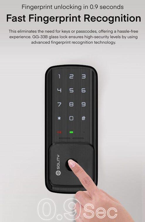 Solity GG-33B: Fingerprint Recognition in 0.9 seconds
