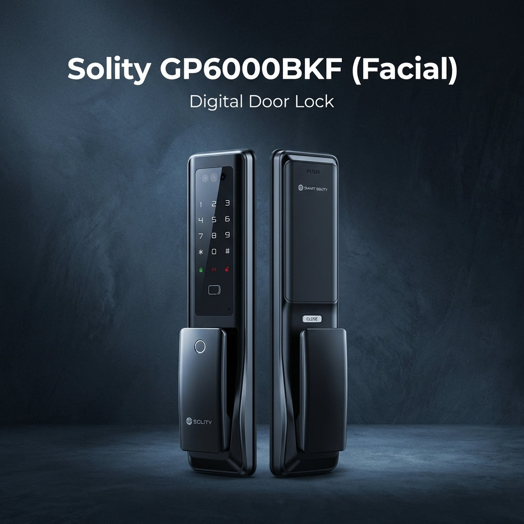 Solity GP-6000: Facial Recognition Digital Door Lock