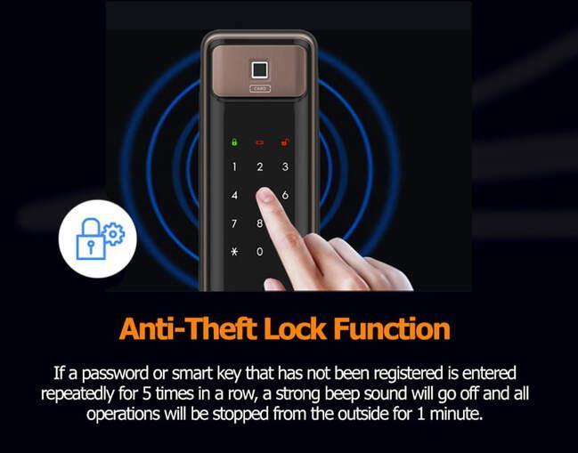 Solity GSP2000: Anti-Theft Lock Function