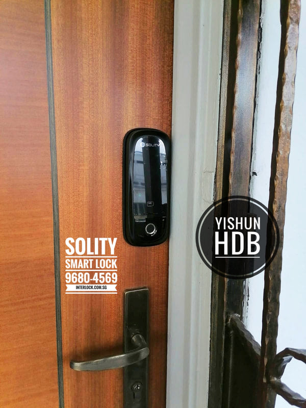Solity GA65B Digital Door Lock customer installation photo