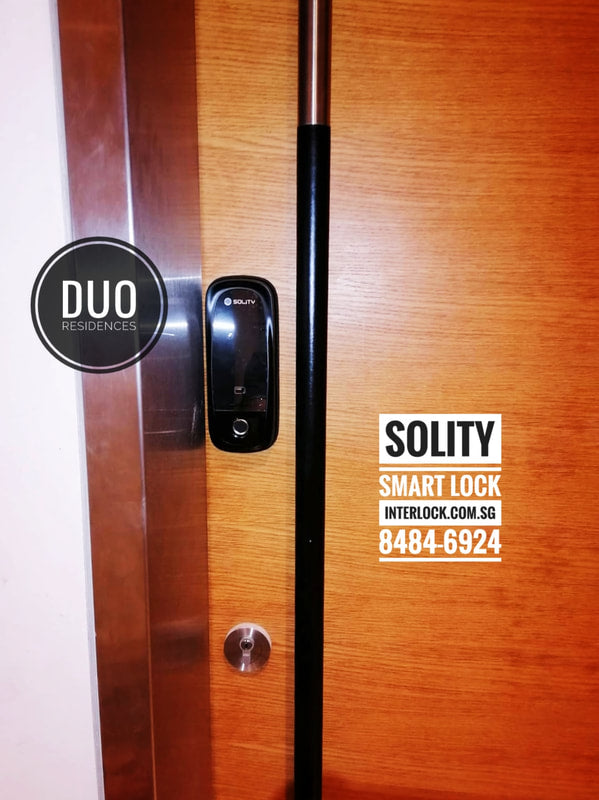 Solity GA65B Digital Door Lock customer installation photo