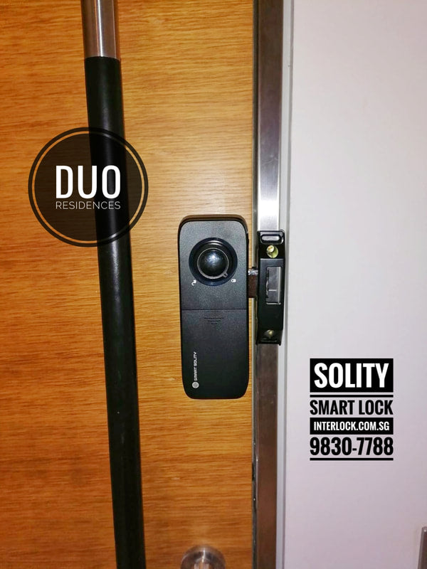 Solity GA65B Digital Door Lock customer installation photo