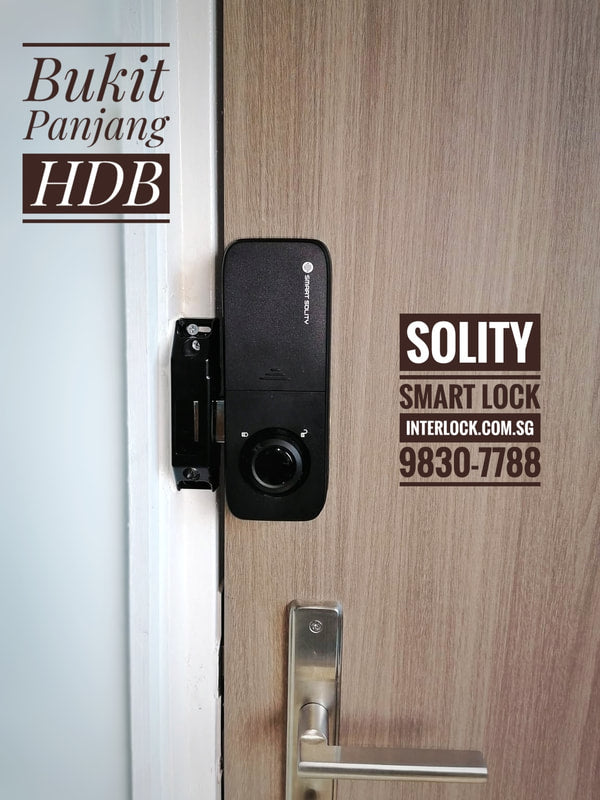 Solity GA65B Digital Door Lock customer installation photo