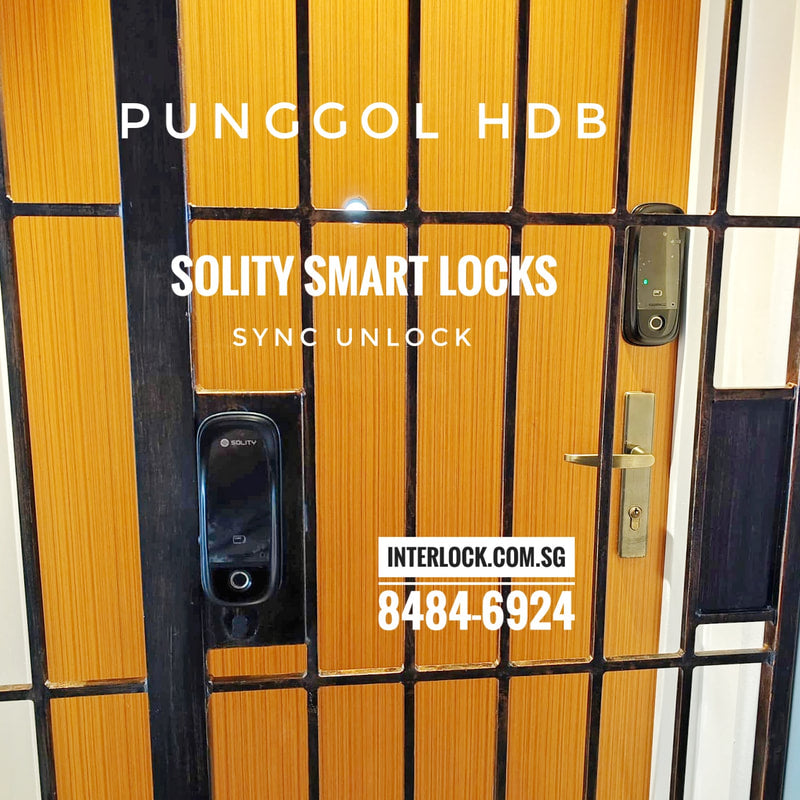 Solity GD-65B Digital Gate Lock customer installation photo