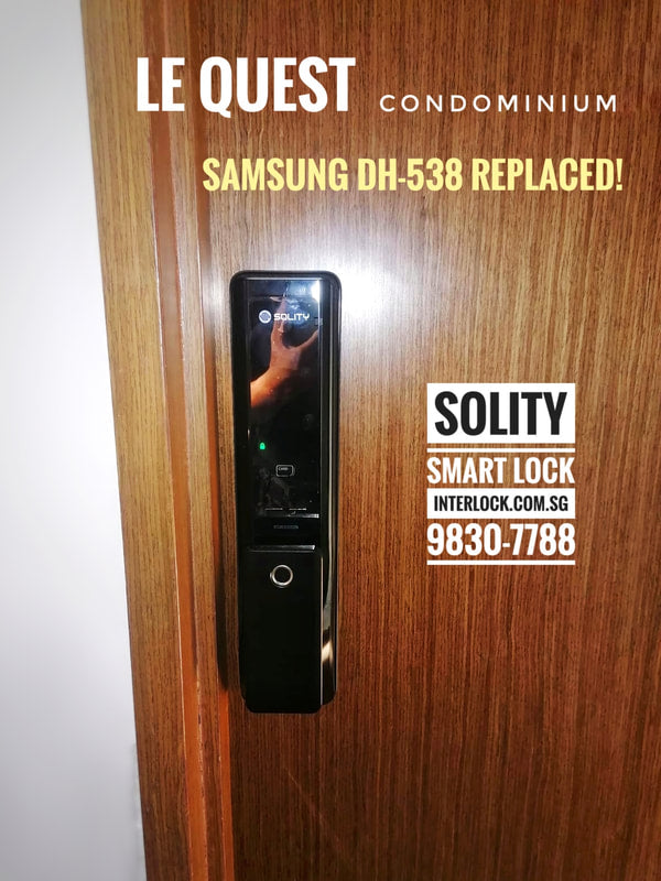 Solity GP-6000 Digital Door Lock customer installation photo