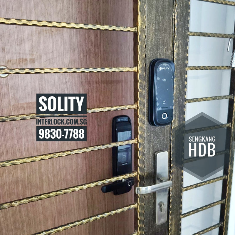 Solity 智能锁套装（门和栅栏） customer installation photo