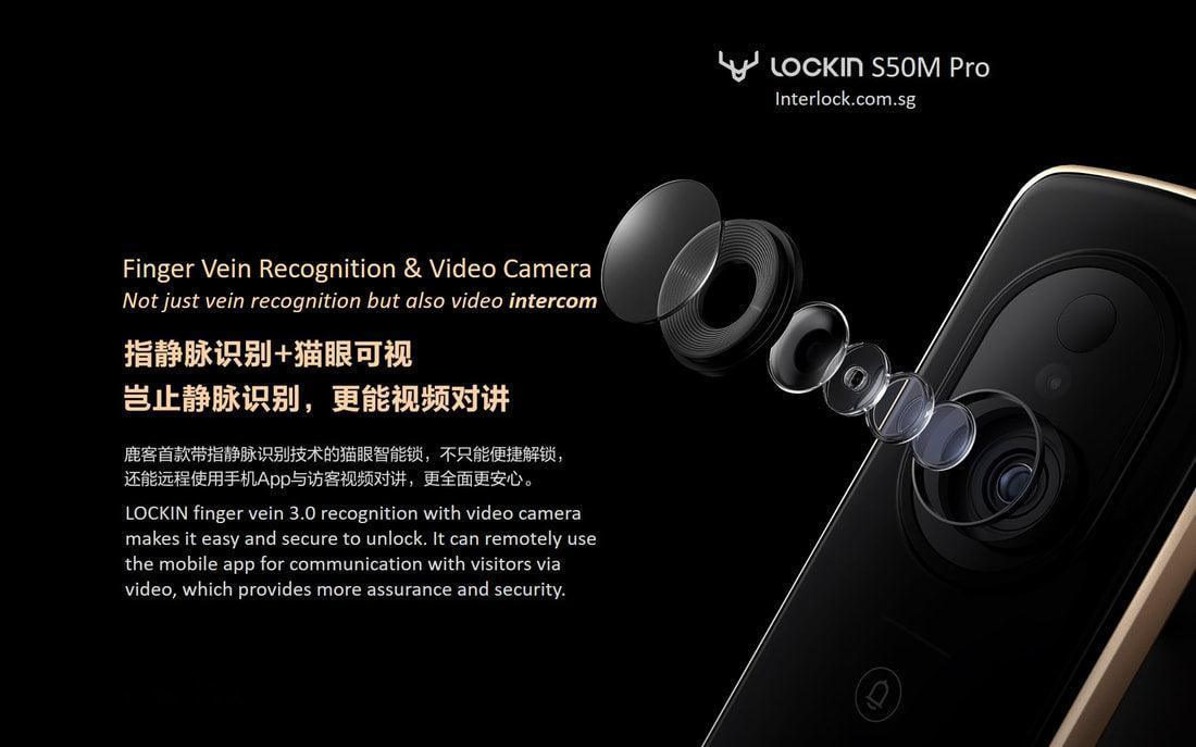 Lockin S50M Pro | Finger Vein + Video Intercom + Apple HomeKit | SG