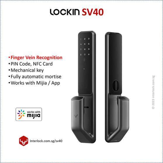 Lockin SV40: Multiple Access Modes including finger vein recognition