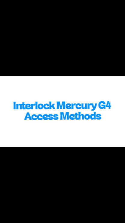Interlock Mercury G4 DualKey™ Smart Gate Lock with Facial Recognition